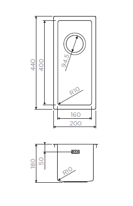картинка Мойка Omoikiri TAKI 20-U/IF-GB 