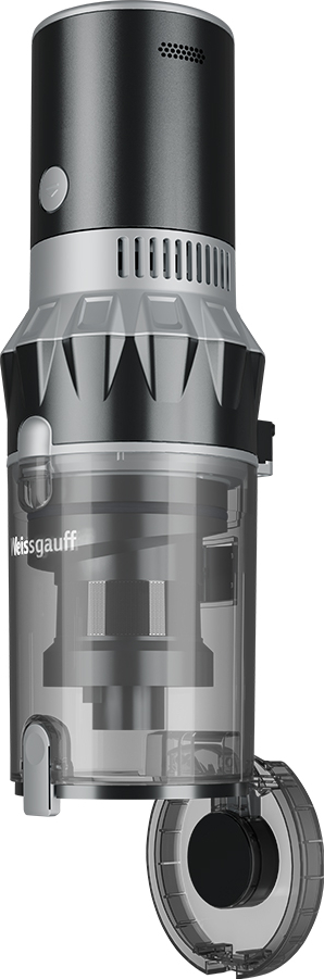 картинка  Вертикальный беспроводной пылесос Weissgauff V12 BLDC 400 Nero Turbo 