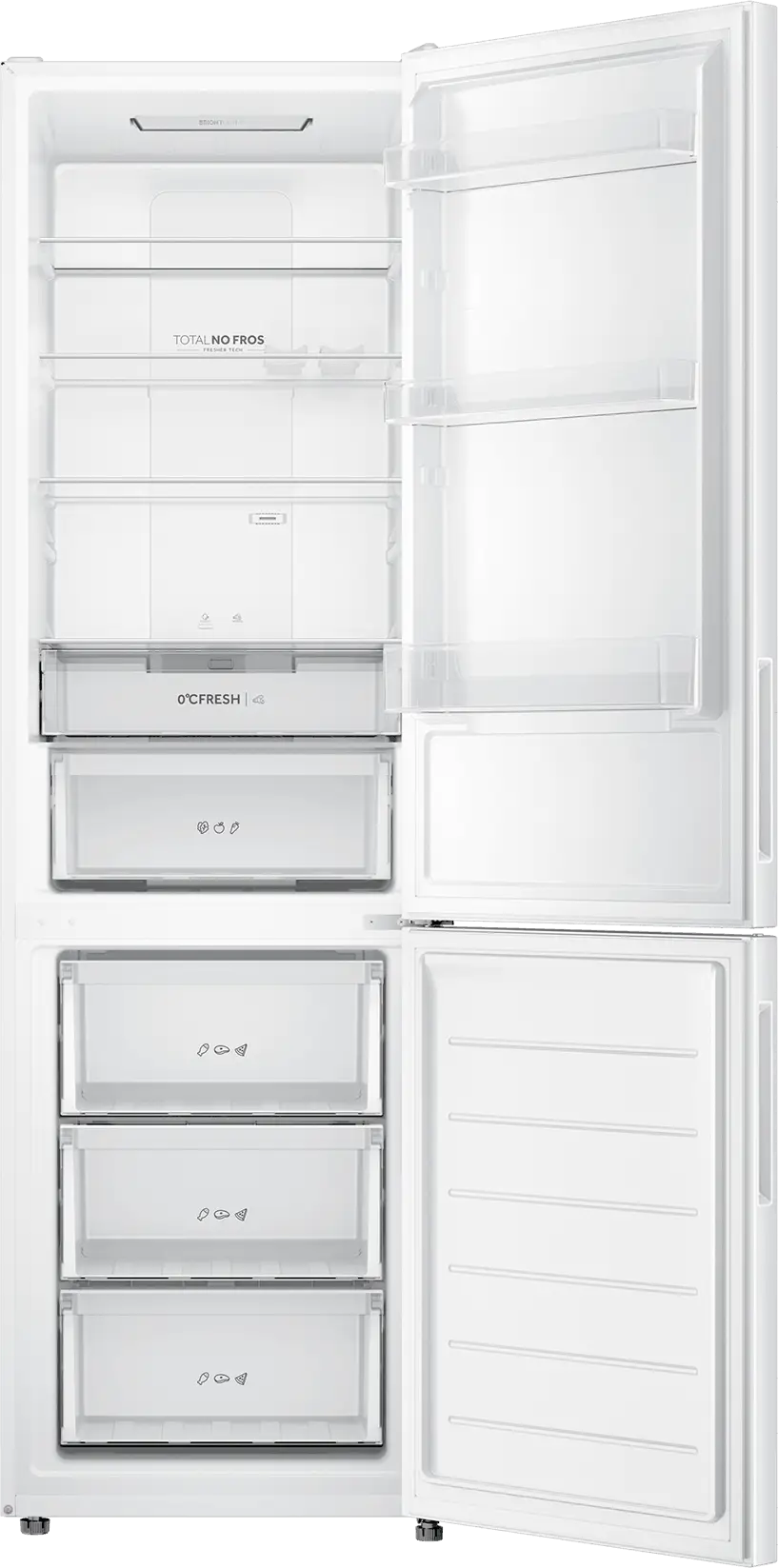 картинка Отдельностоящий холодильник Haier CBB538CWG 