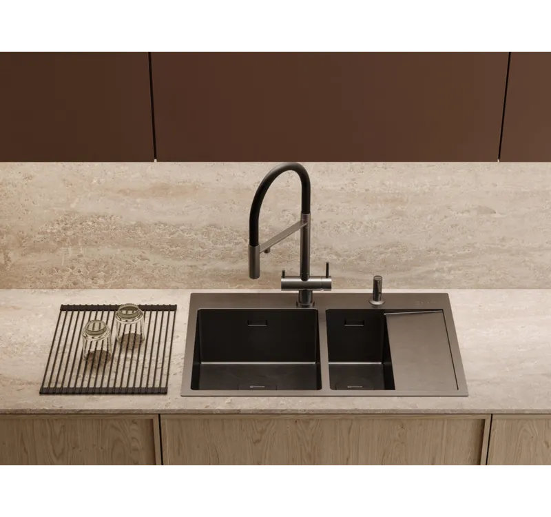 картинка Дозатор для мыла Omoikiri OM-02 под металл 