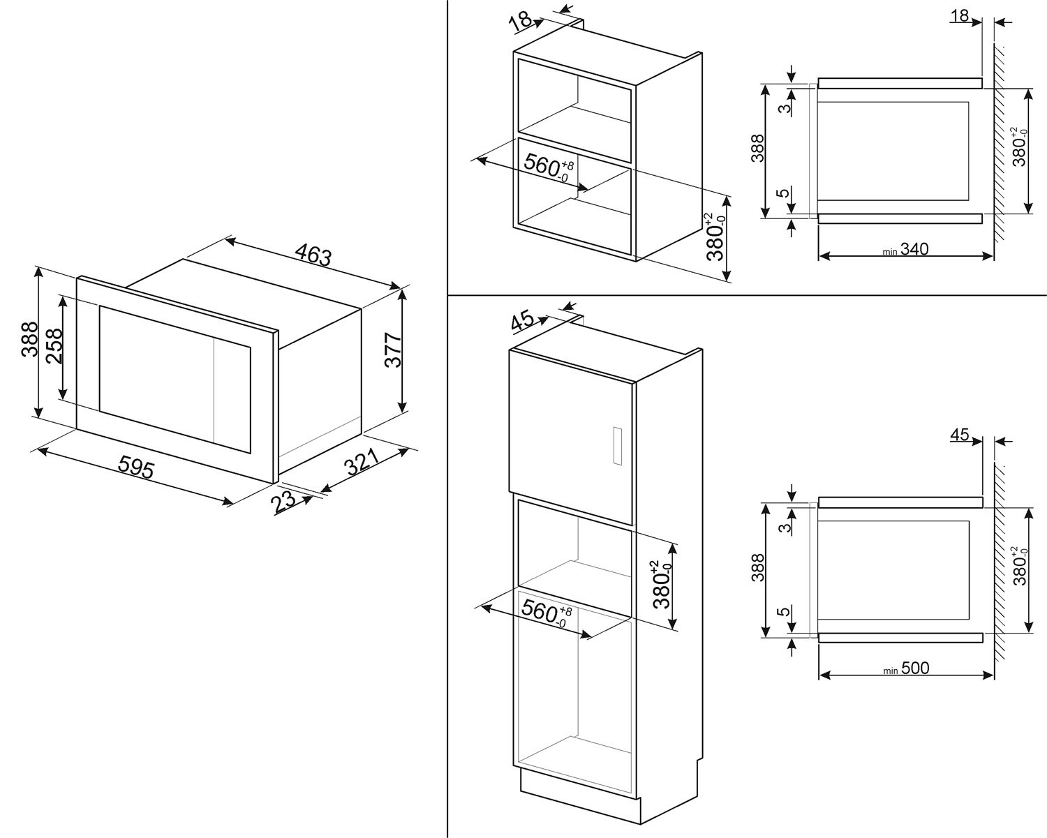 картинка Микроволновая печь Smeg FMI020X 