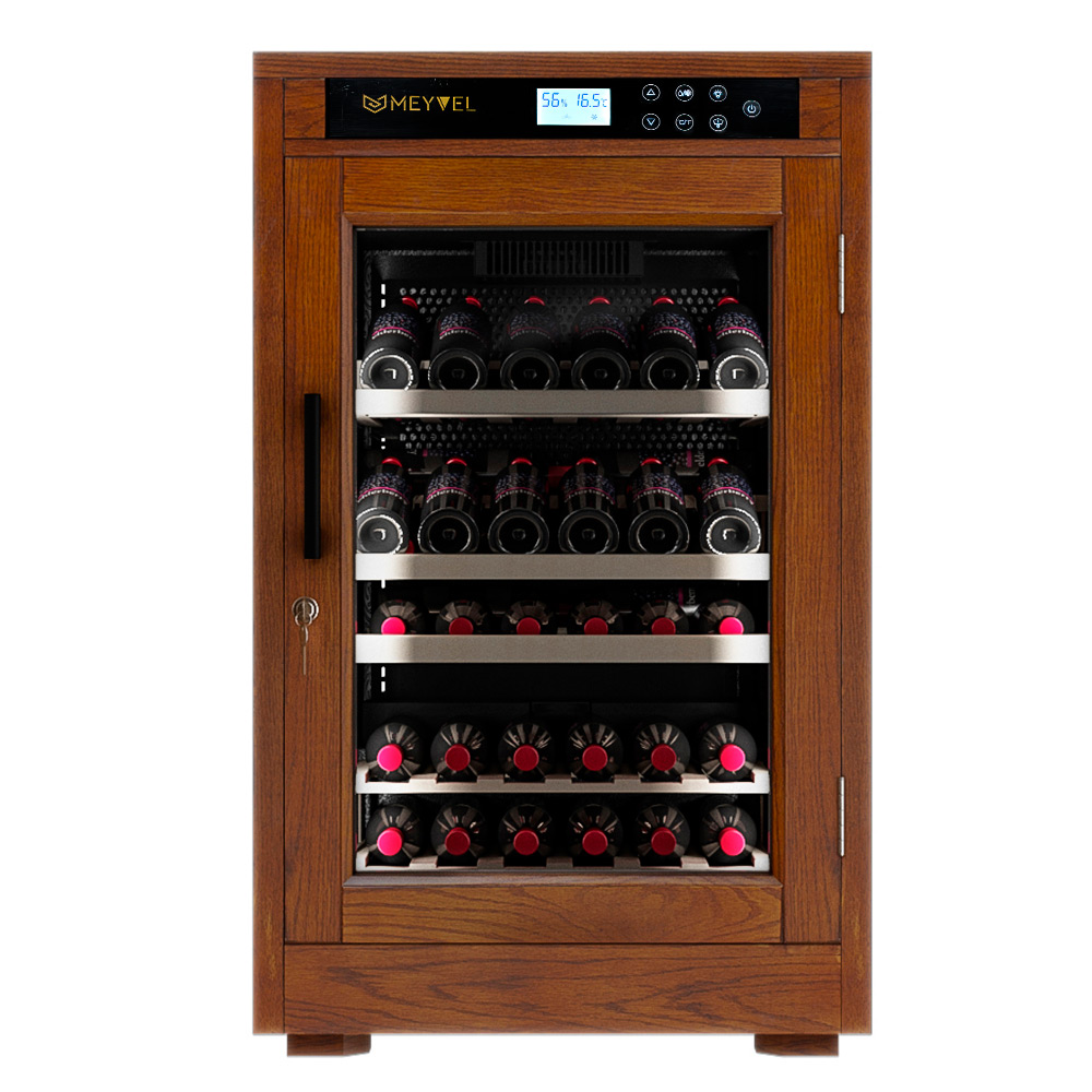 картинка Отдельностоящий винный шкаф Meyvel MV46-WN1-M орех 