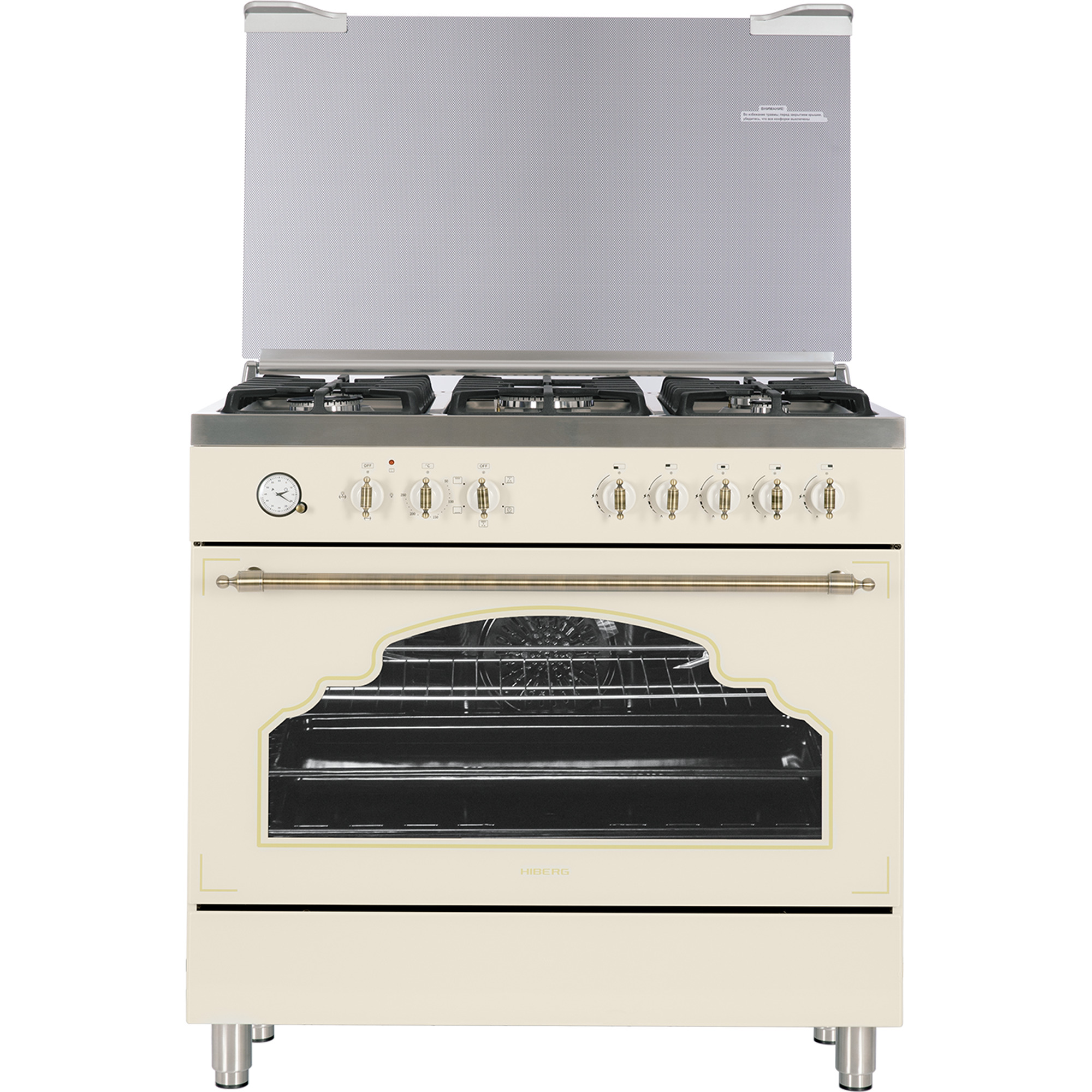 картинка Комбинированная кухонная плита Hiberg FEG 950-35 SY 