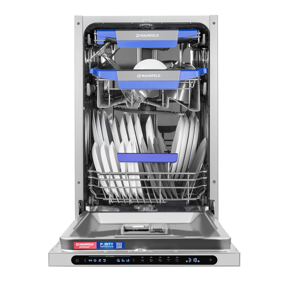 картинка Посудомоечная машина Maunfeld MLP45331T Light Beam Wi-Fi 