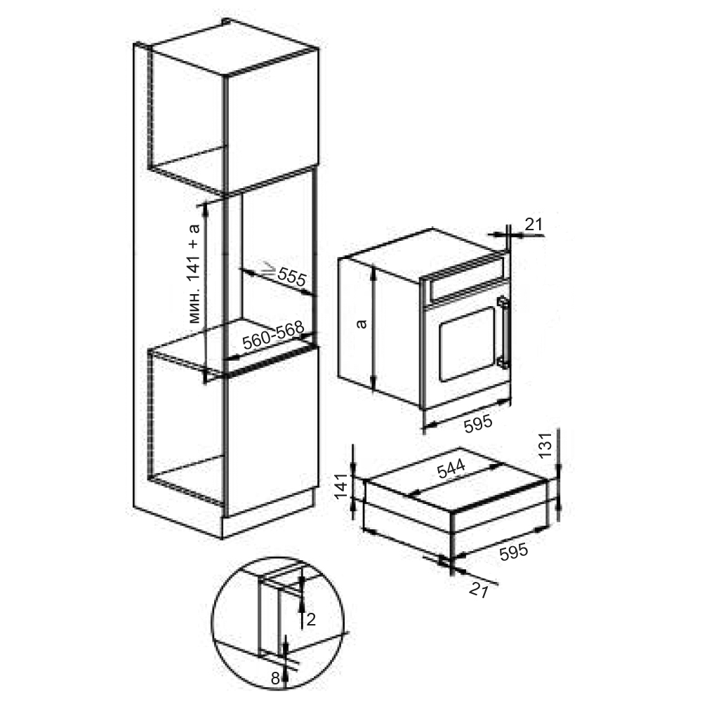 картинка Подогреватель для посуды Krona ONYX 15H BL черный 