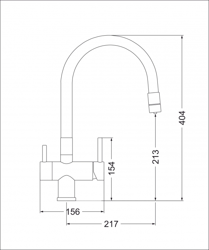 картинка Смеситель Emar ЕС - 3015 PVD Dark 