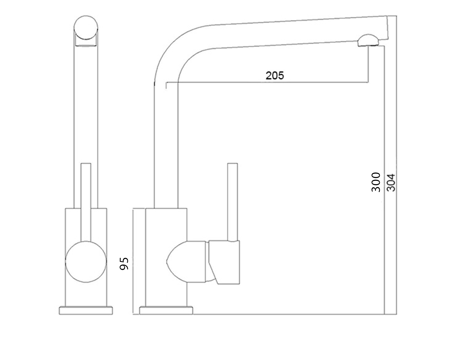 картинка Смеситель LONGRAN LOGIC LM2103, GunGrey 