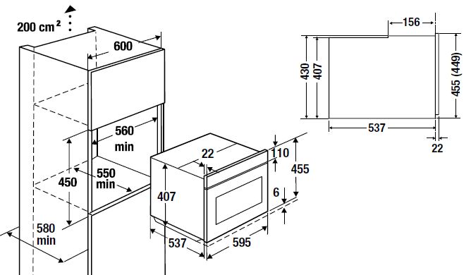 картинка Микроволновая печь Kuppersbusch CM 6330.0 S5 BLACK VELVET 