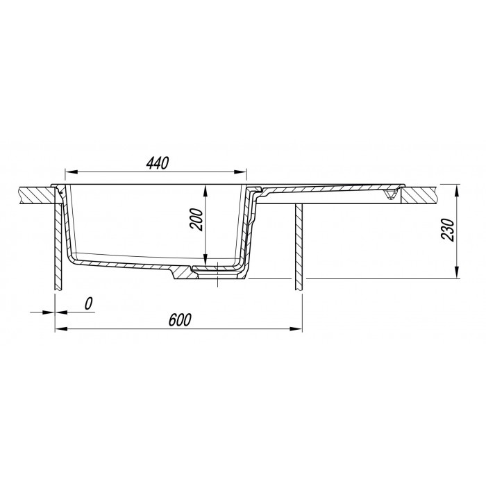 картинка Мойка для кухни Florentina РИВЬЕРА 860 