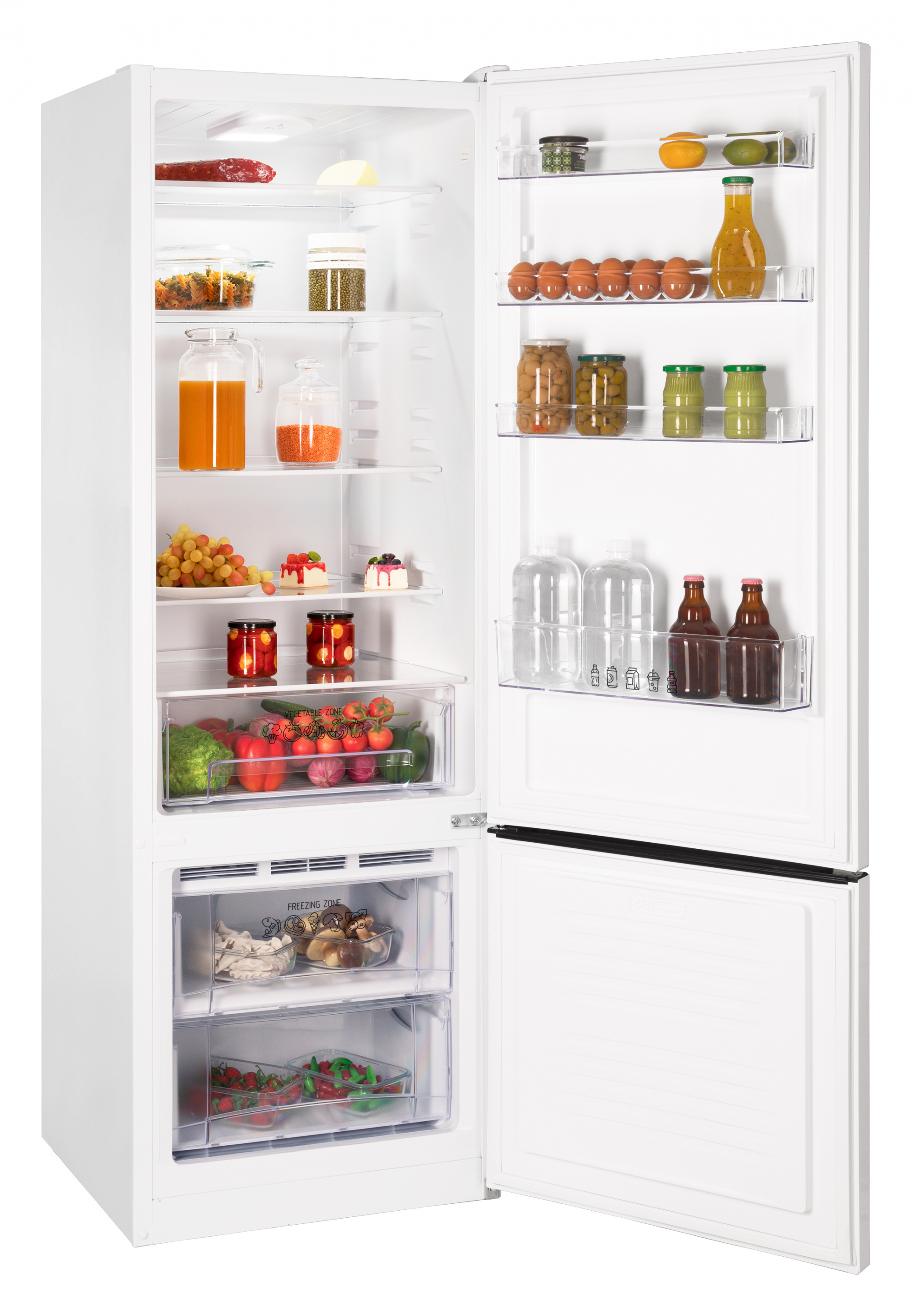 картинка Отдельностоящий холодильник Nordfrost NRB 124 W 