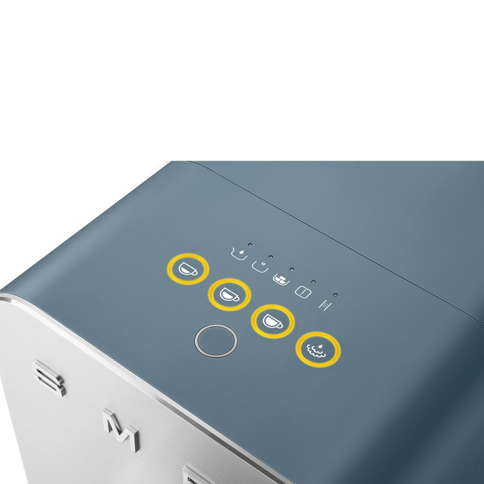 картинка Кофемашина Smeg BCC12SBMEU синий шторм матовый 