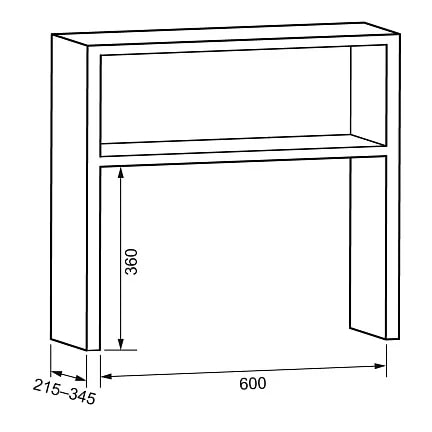 картинка Кухонная вытяжка Krona OSTEN SOPHIE 600 BLACK S 