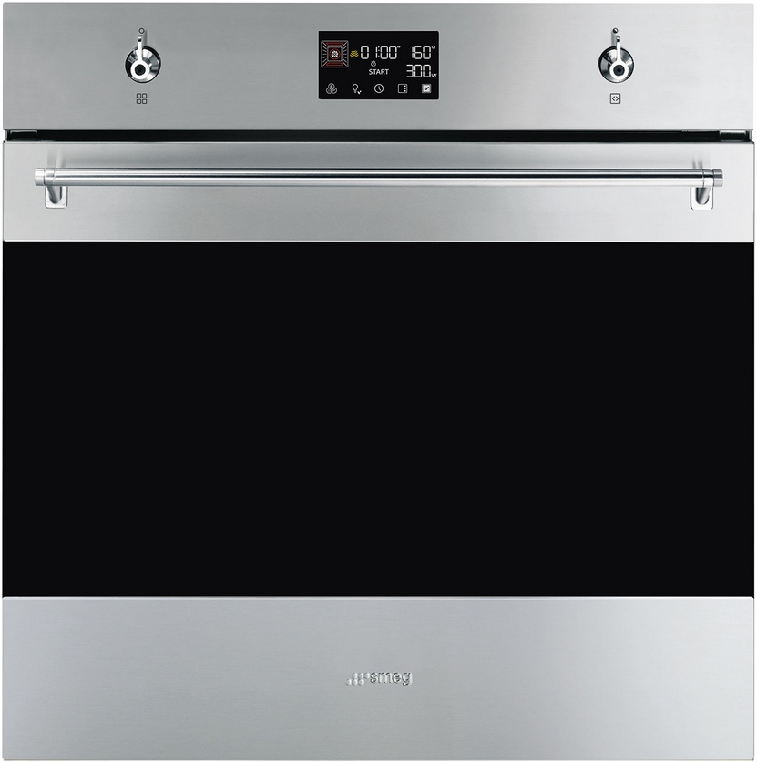 картинка Электрический духовой шкаф с СВЧ Smeg SO6302M2X 