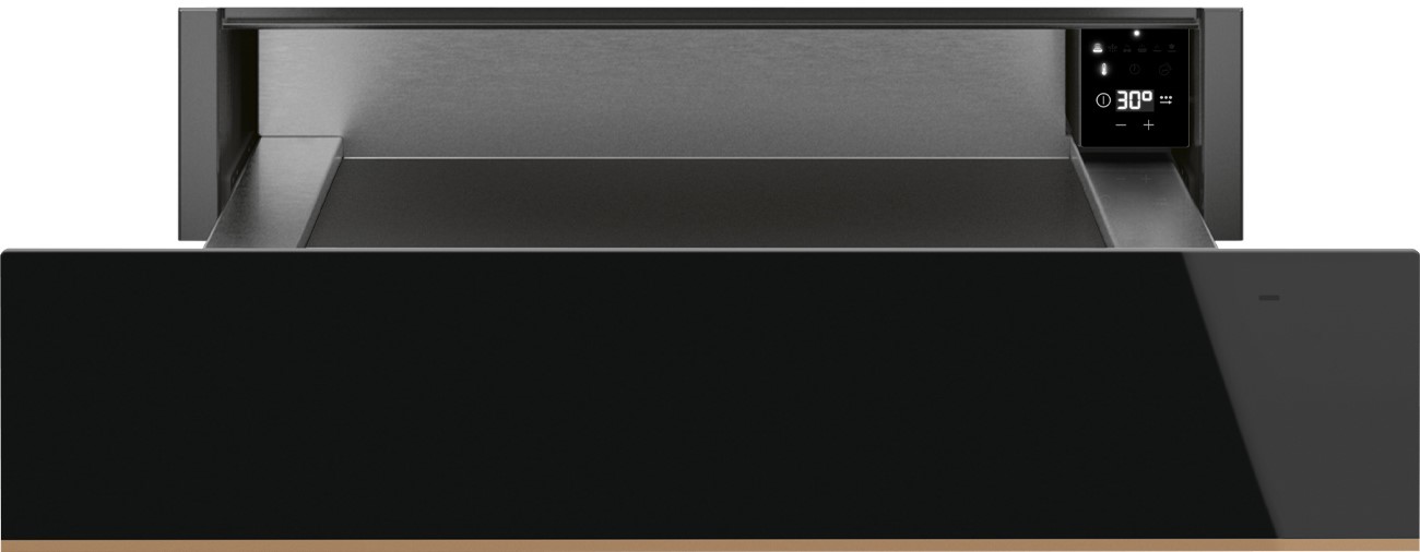 картинка Подогреватель посуды Smeg CPRT615NR черное стекло 