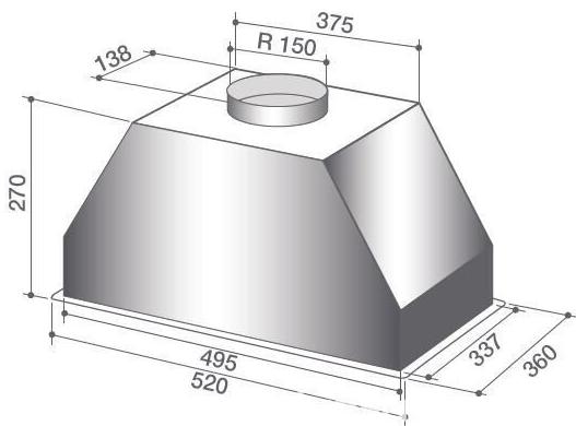 картинка Кухонная вытяжка De Dietrich DHG7501X PLATINUM 
