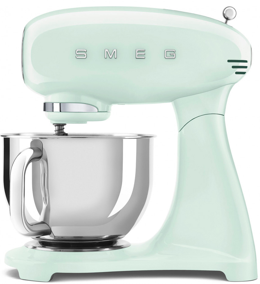 картинка Миксер планетарный Smeg SMF05PGEU постельный зеленый 