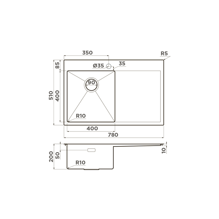 картинка Мойка Omoikiri AKISAME-78-IN-L 