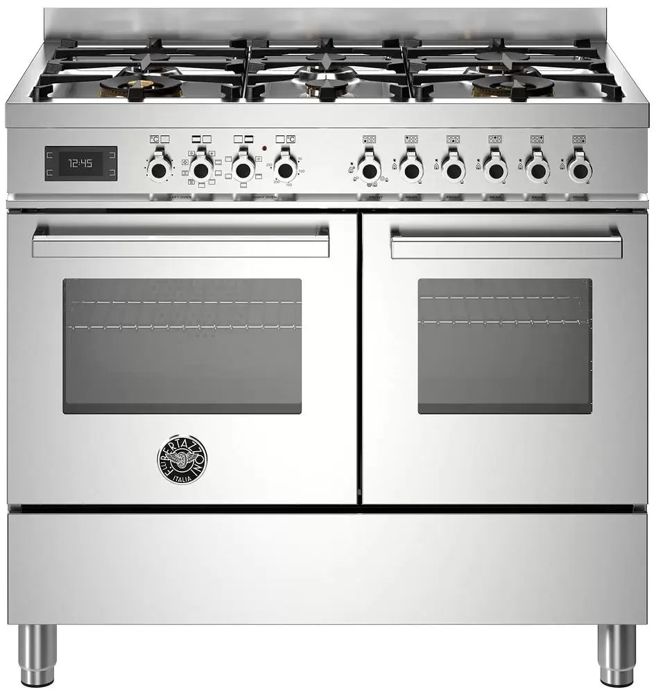 картинка Комбинированная кухонная плита Bertazzoni PRO106L2EXT нержавеющая сталь 