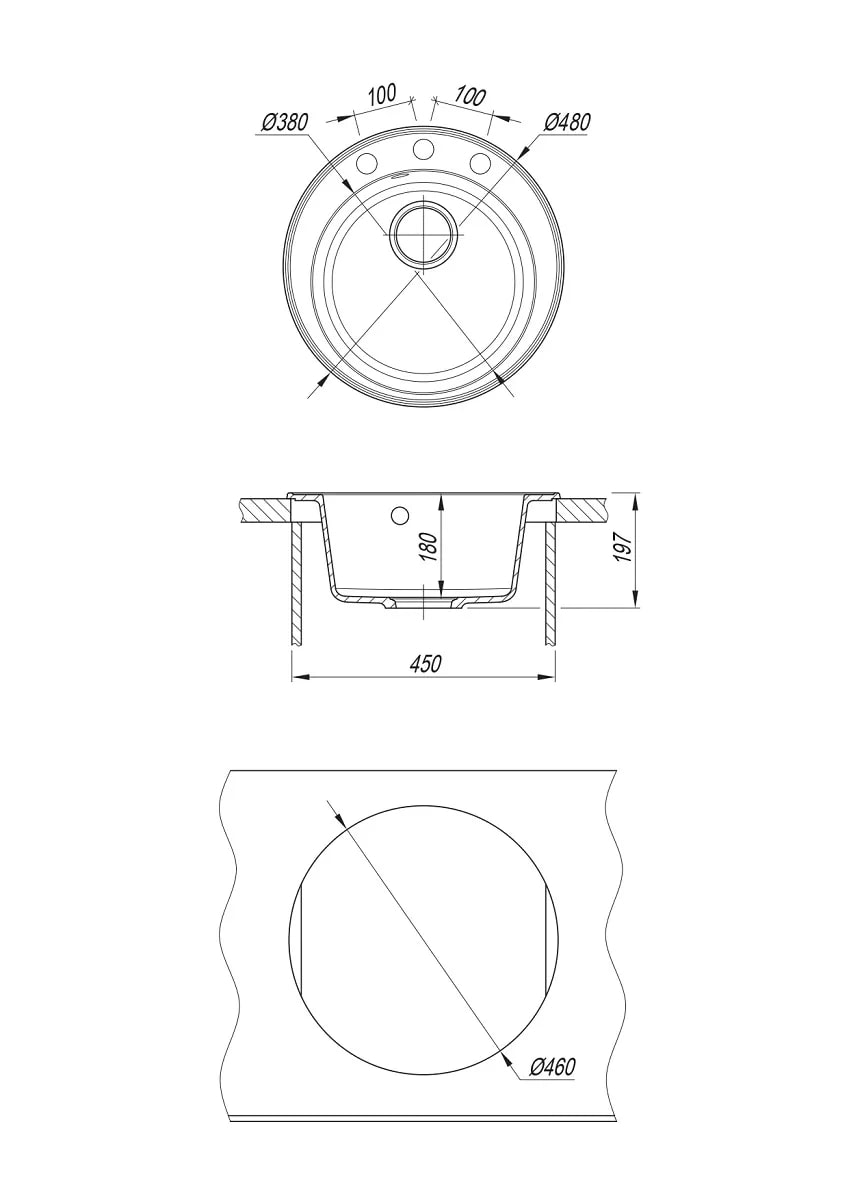 картинка Мойка для кухни Dr. Gans Smart ПИОН-480 
