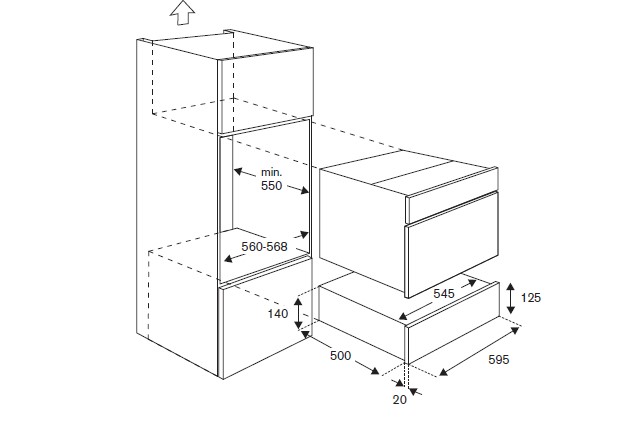 картинка Подогреватель посуды Bertazzoni WD60HERA слоновая кость 