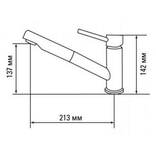 картинка Смеситель Gerdamix ANHEL графит 