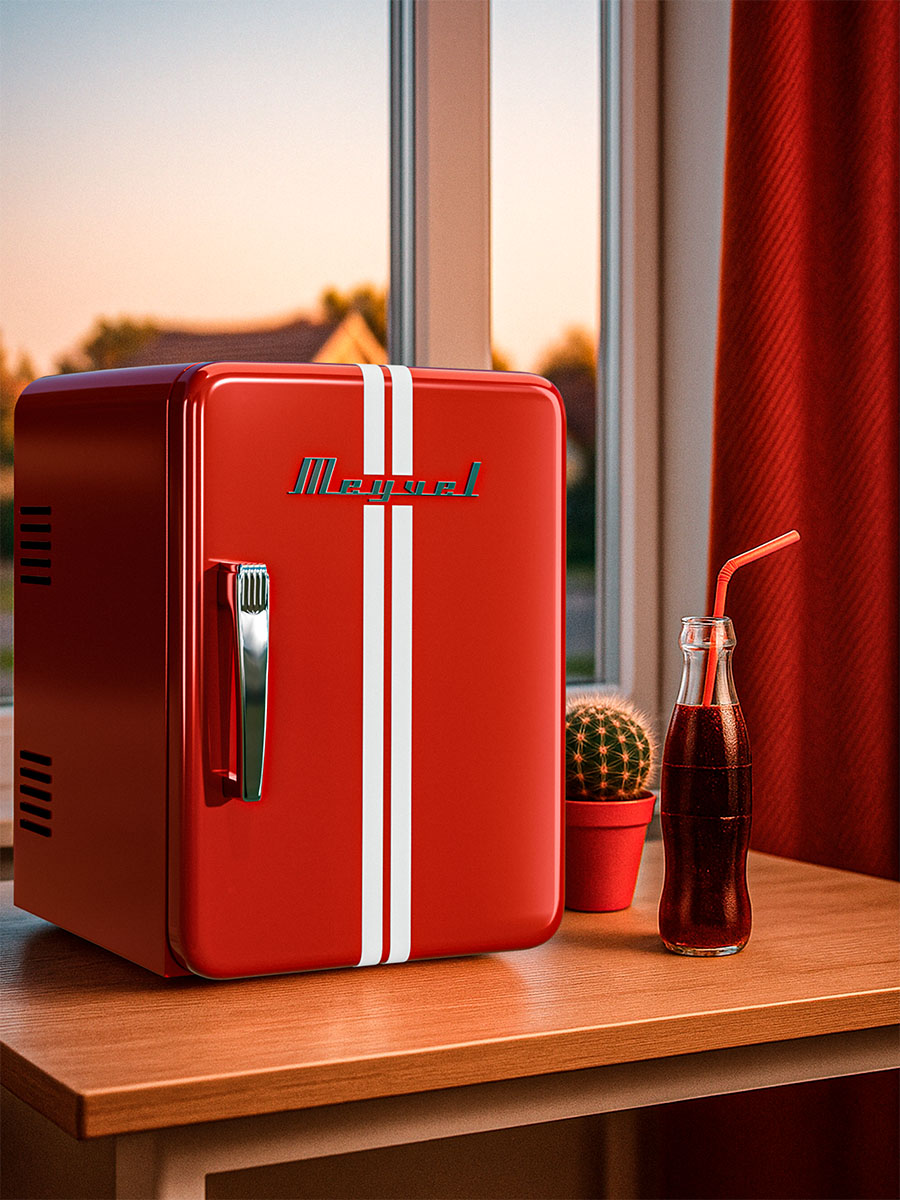 картинка Мини-бар Meyvel MMT-30VR красный 