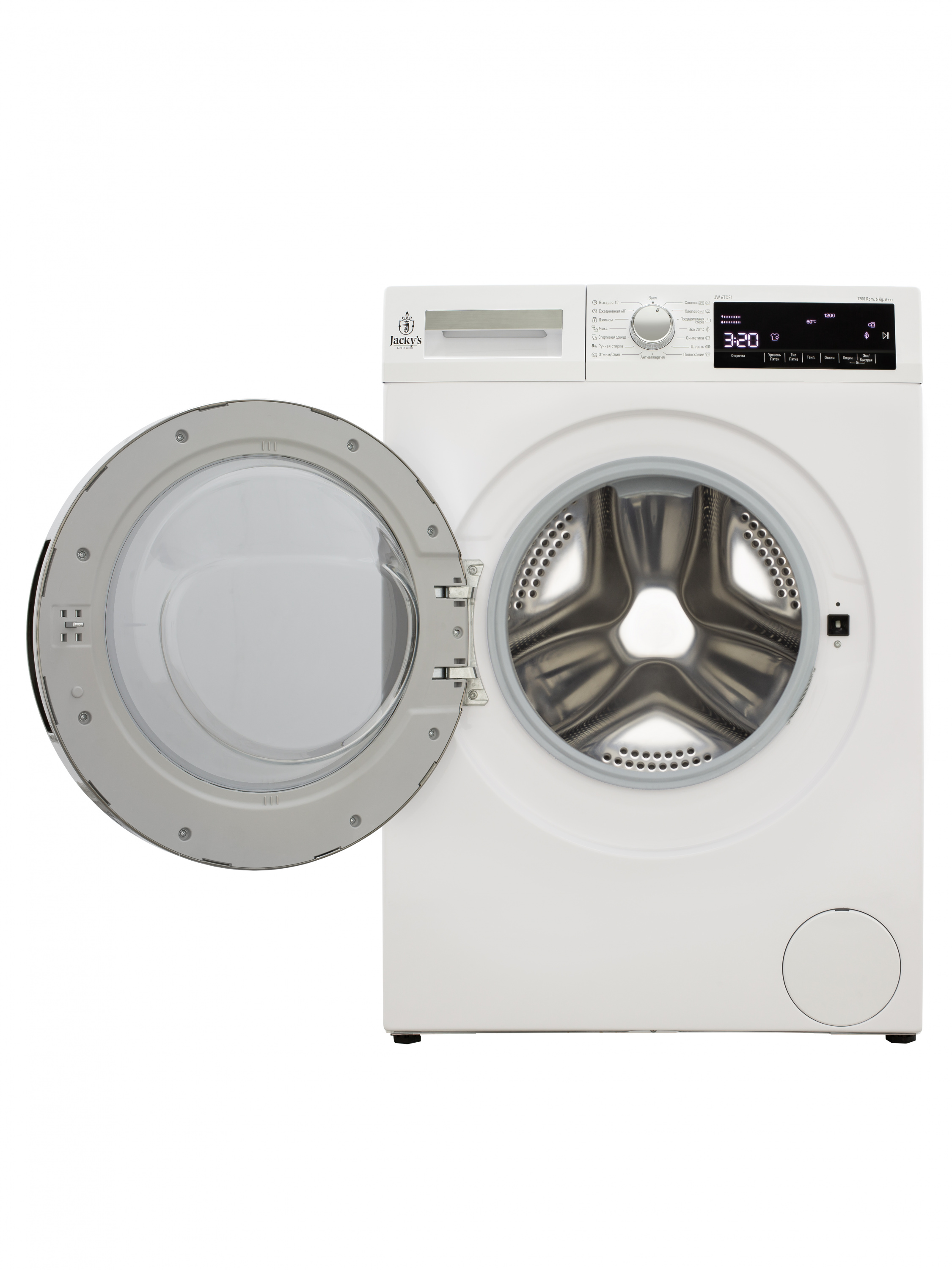 картинка Стиральная машина с паром Jacky's JW 6TC21 