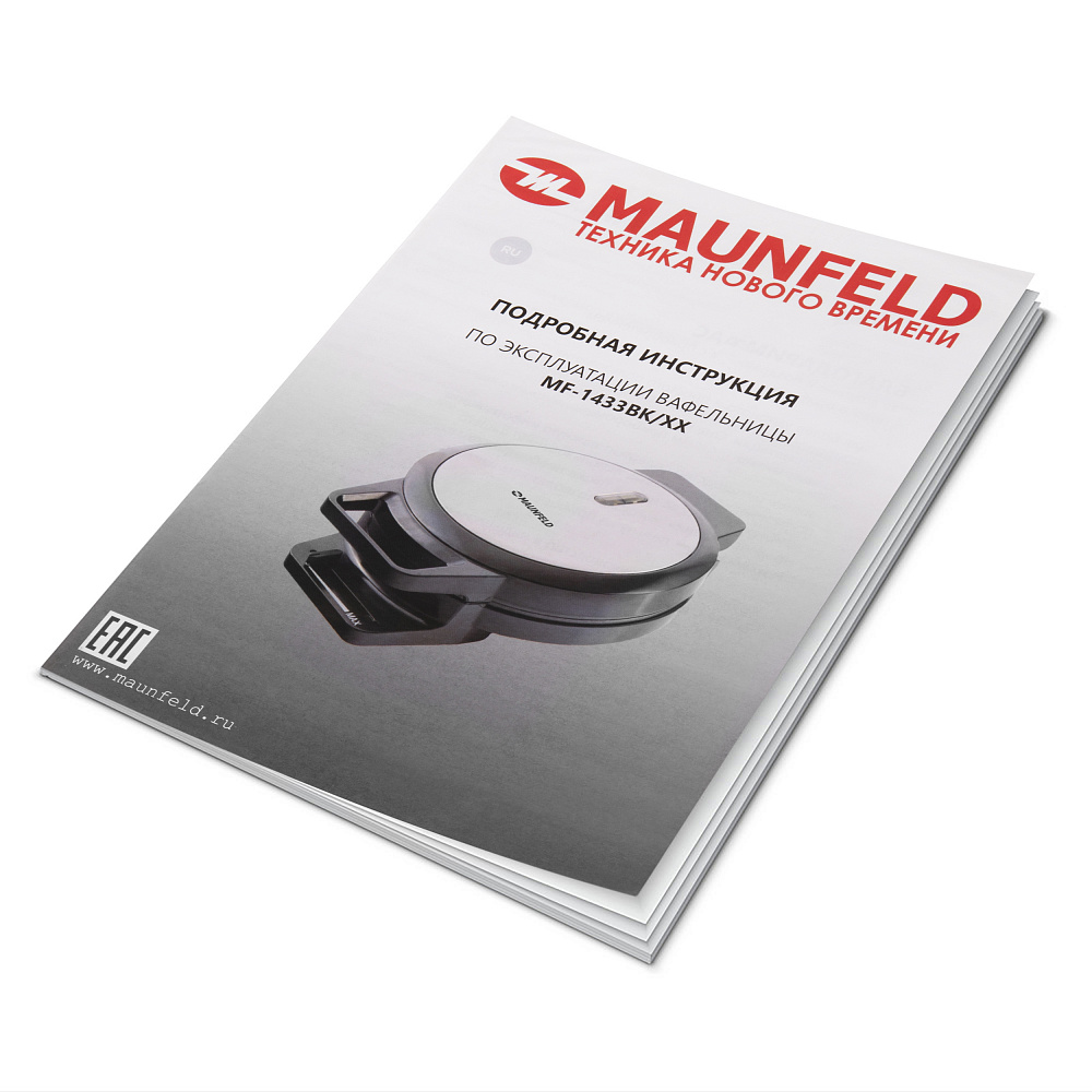 картинка Вафельница Maunfeld MF-1433BK 