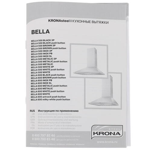 картинка Кухонная вытяжка Krona BELLA 500 INOX PB 
