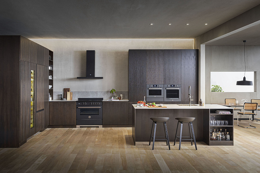 картинка Комбинированная кухонная плита Bertazzoni PRO95I1ECAT карбонио 