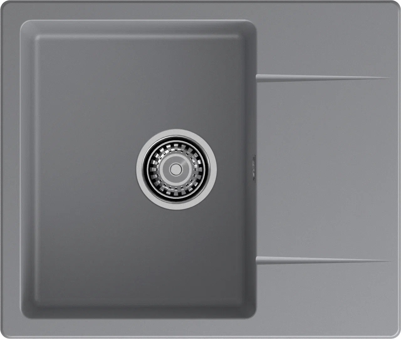 картинка Мойка для кухни Granfest GF-URBAN 258L темно-серый 