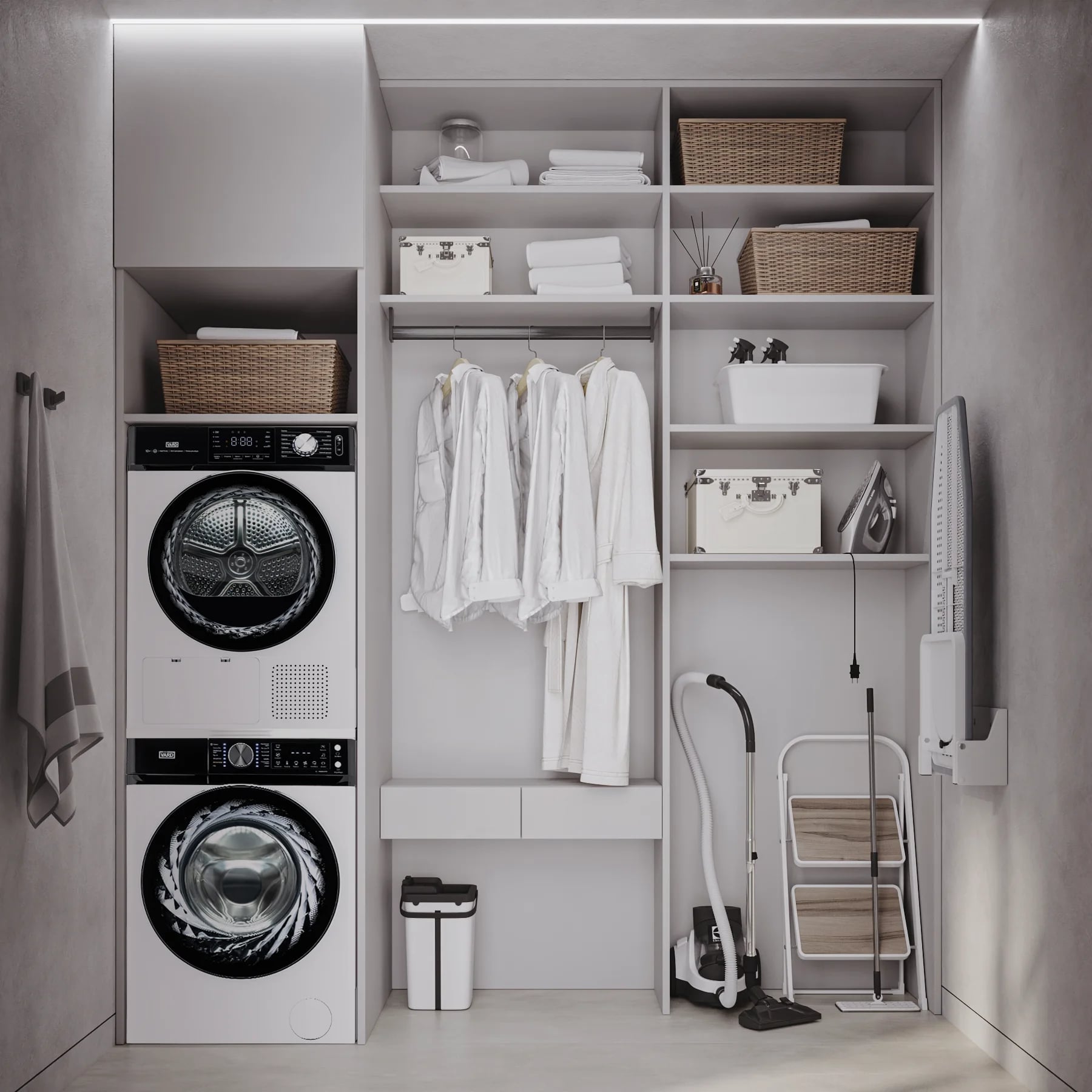 картинка Комплект Vard VWF314+VTH41+VSK4 белый 