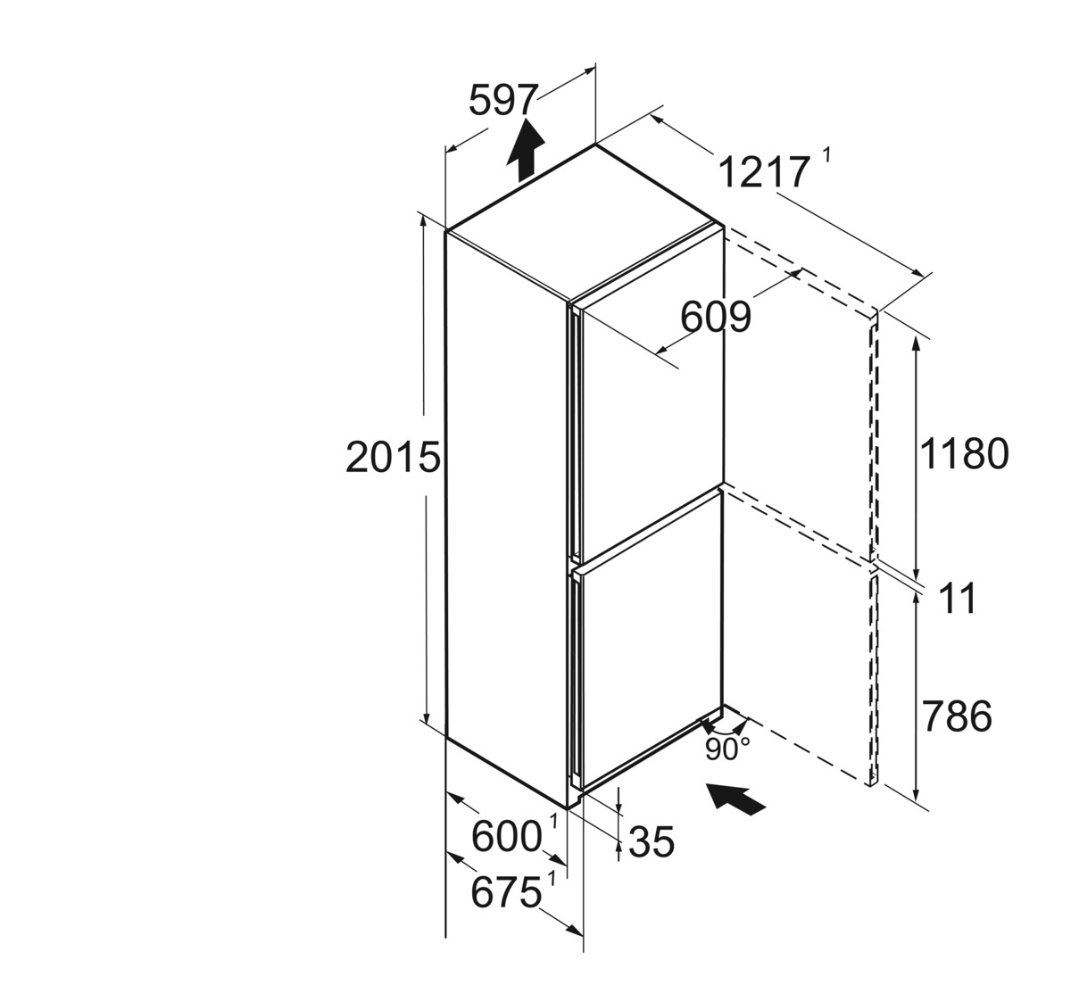 картинка Отдельностоящий холодильник Liebherr CNsdc 5703-22 001 