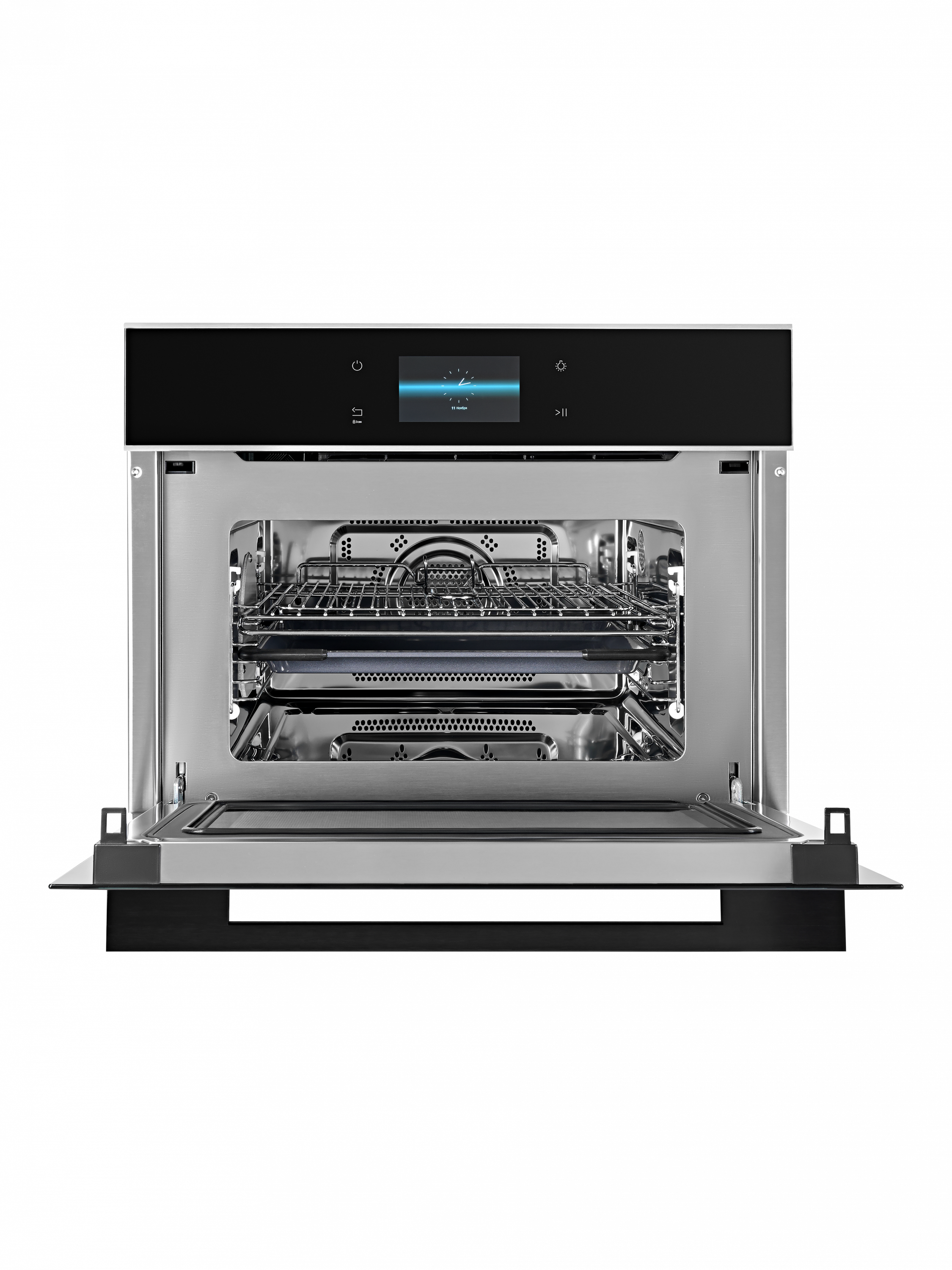 картинка Электрический духовой шкаф с функцией СВЧ Vard VPE681MB 