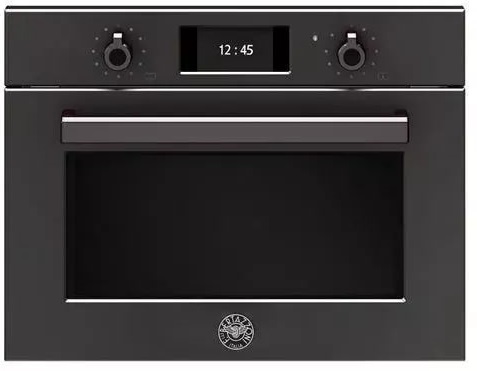 картинка Электрический духовой шкаф с функцией СВЧ Bertazzoni F457PROMWTN карбонио 