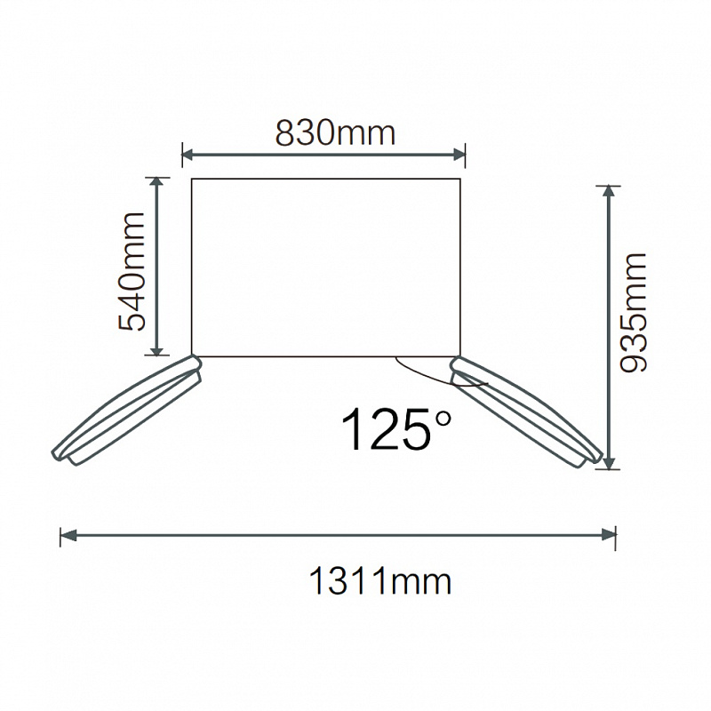 картинка Отдельностоящий холодильник Korting KNFS 83414 X 