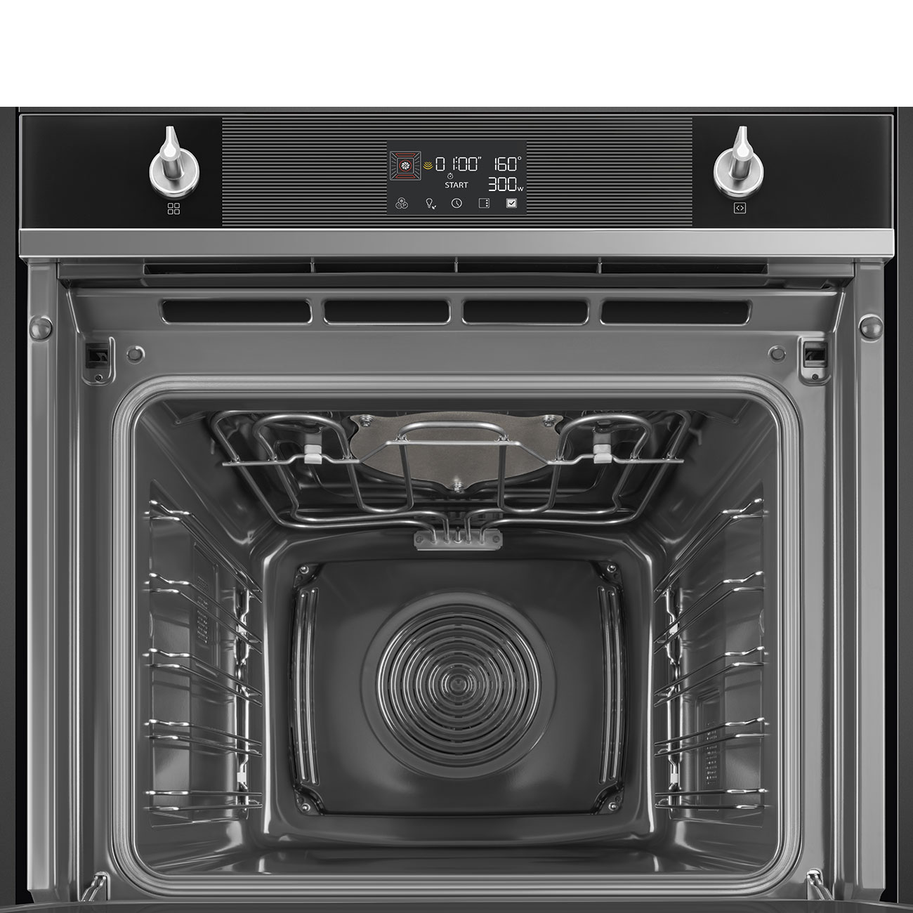 картинка Электрический духовой шкаф с СВЧ Smeg SO6102M2N 