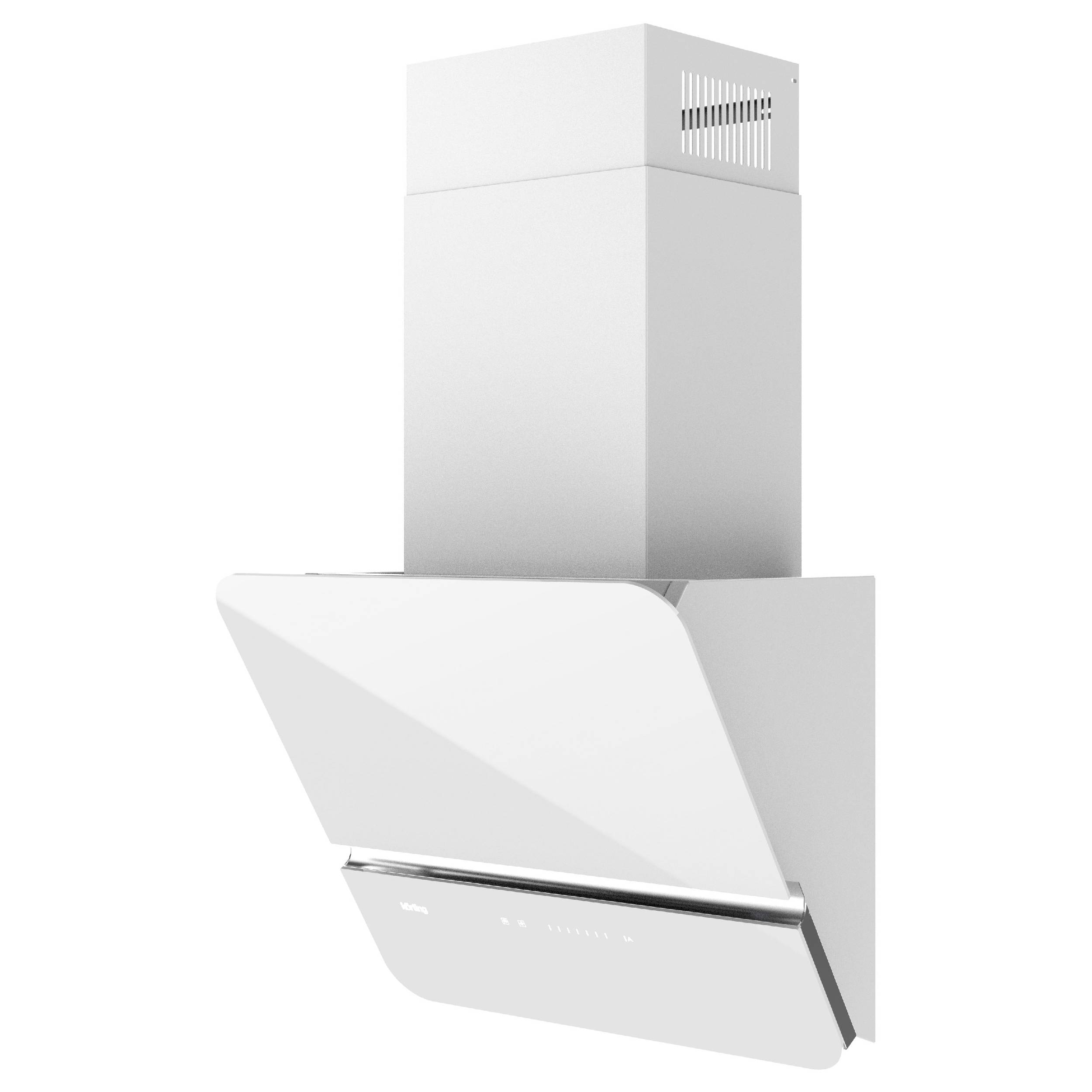 картинка Кухонная вытяжка наклонная Korting KHC 69499 GW 