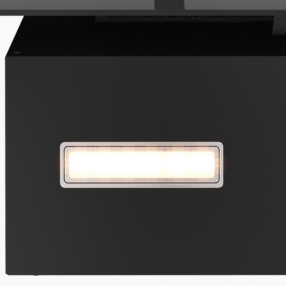 картинка Кухонная вытяжка наклонная Franke LENS BK 60 черная 