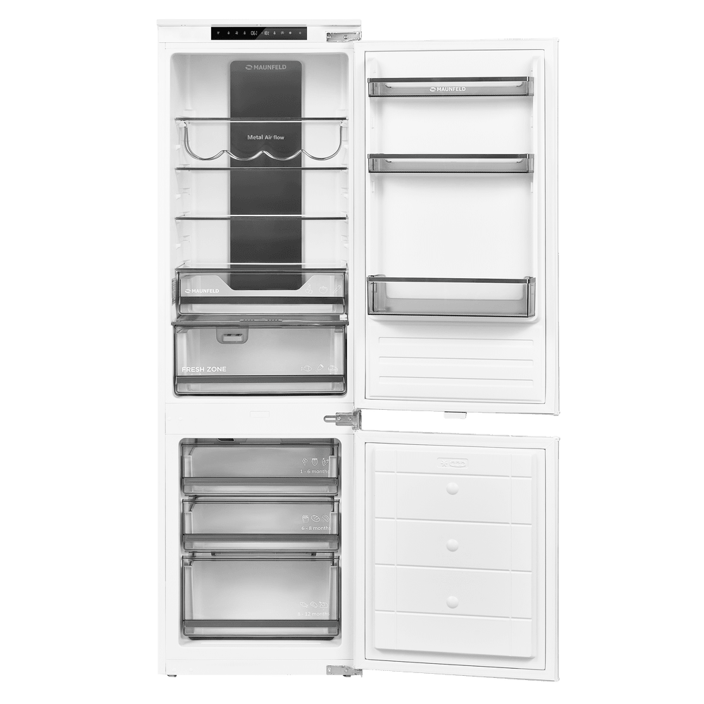 картинка Встраиваемый холодильник Maunfeld MBF17754NFWHGR LUX Inverter 