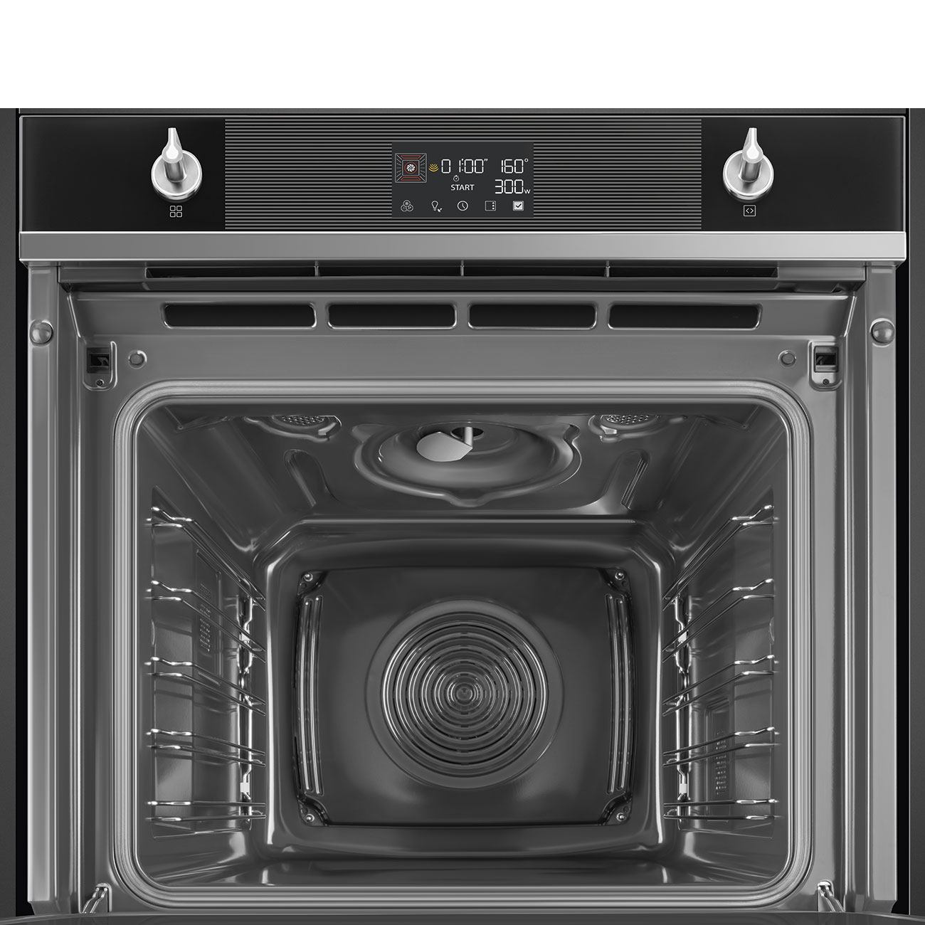картинка Электрический духовой шкаф с СВЧ Smeg SO6102M2N 