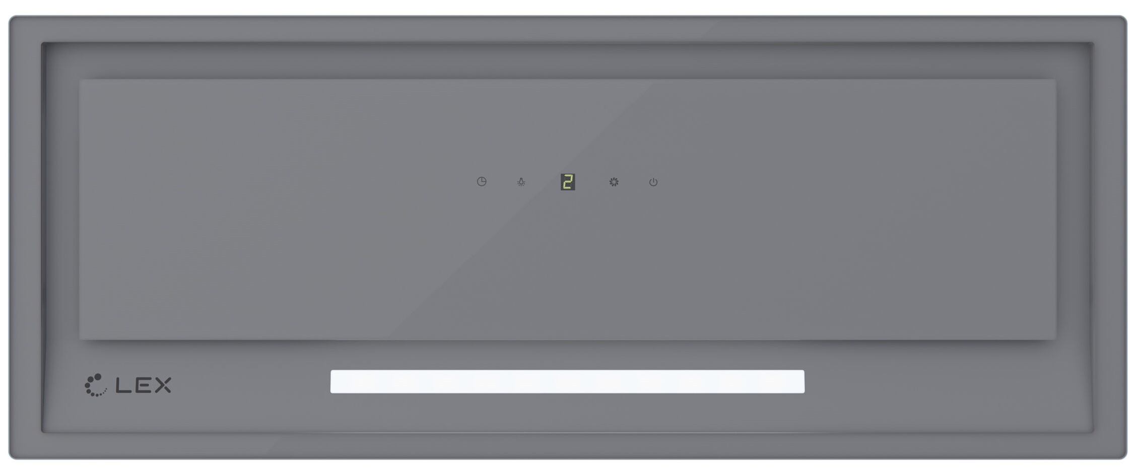 картинка Кухонная вытяжка Lex HYPER 600 GS GR серая 