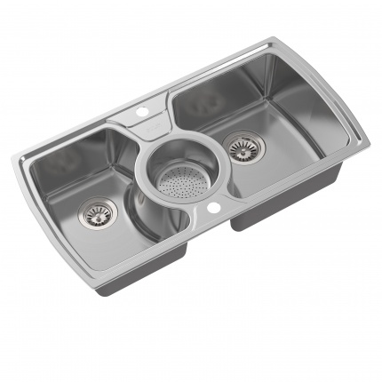 картинка Кухонная мойка Oulin OL-321 сатин 