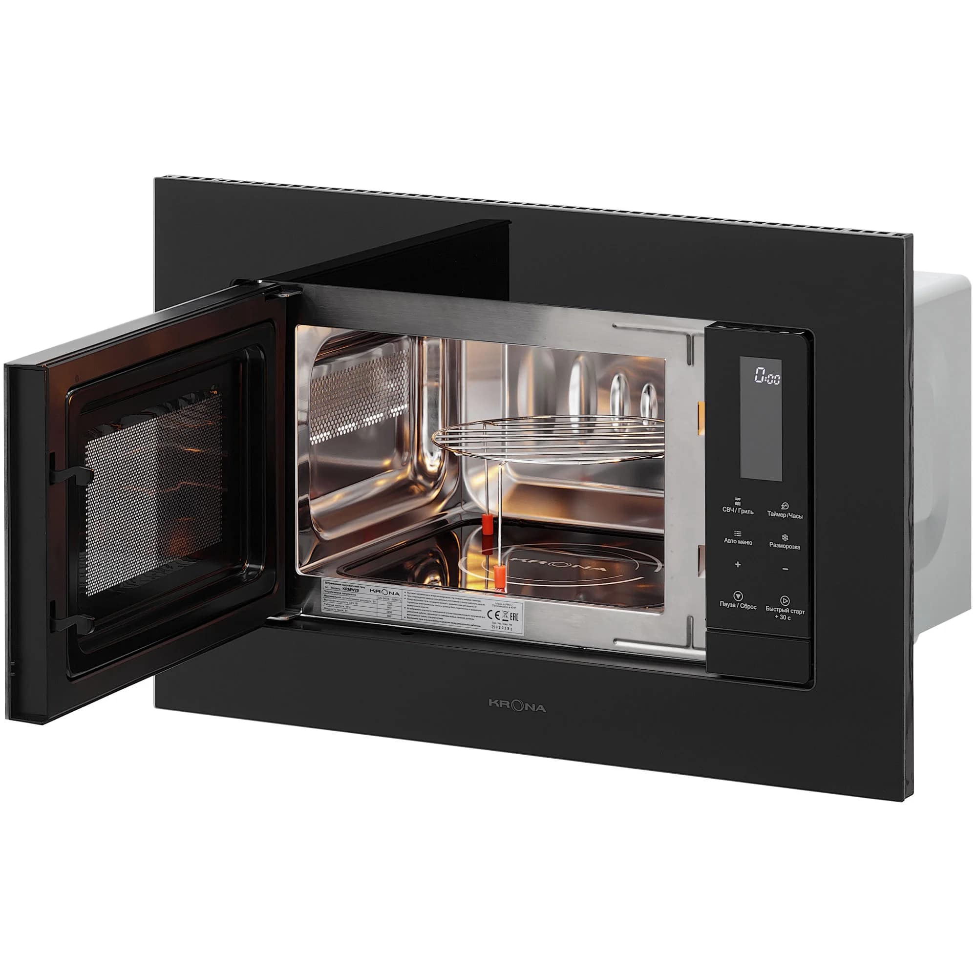 картинка Микроволновая печь встраиваемая Krona HIMMEL 60 BL 