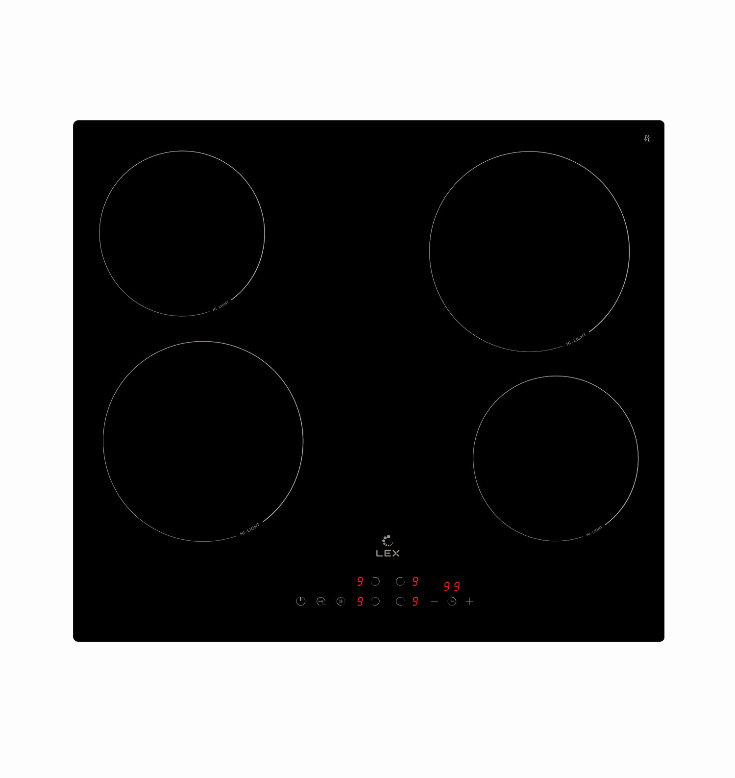 картинка Варочная панель Lex EVH 6040 BL 