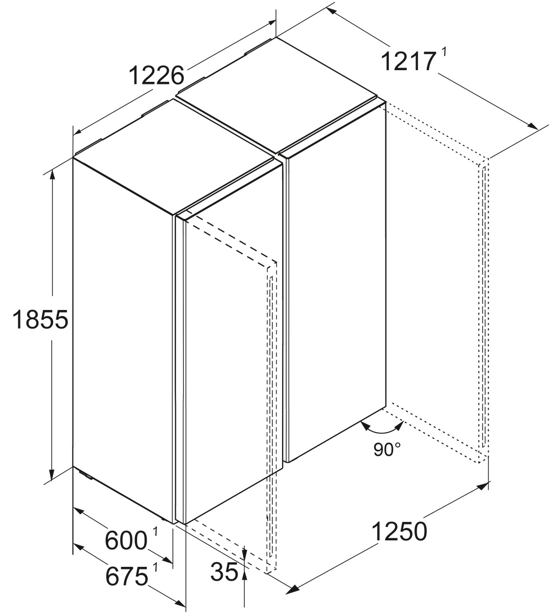 картинка Отдельностоящий холодильник Liebherr XRFSF 5220-22 001 