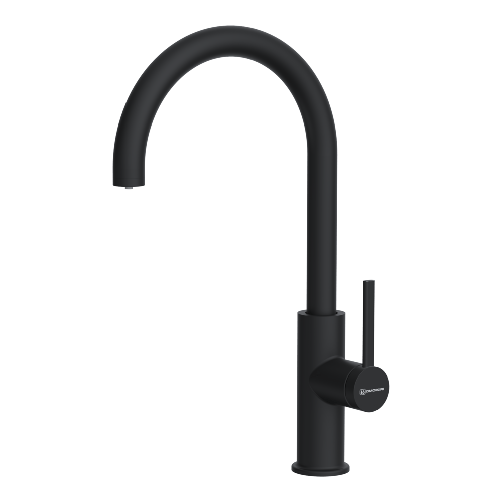 картинка Смеситель Omoikiri Okawa 2 Plus графит 