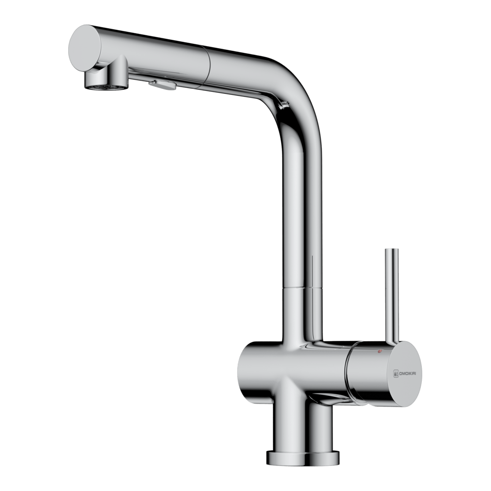 картинка Смеситель Omoikiri KORIYAMA-SB нержавеющая сталь 