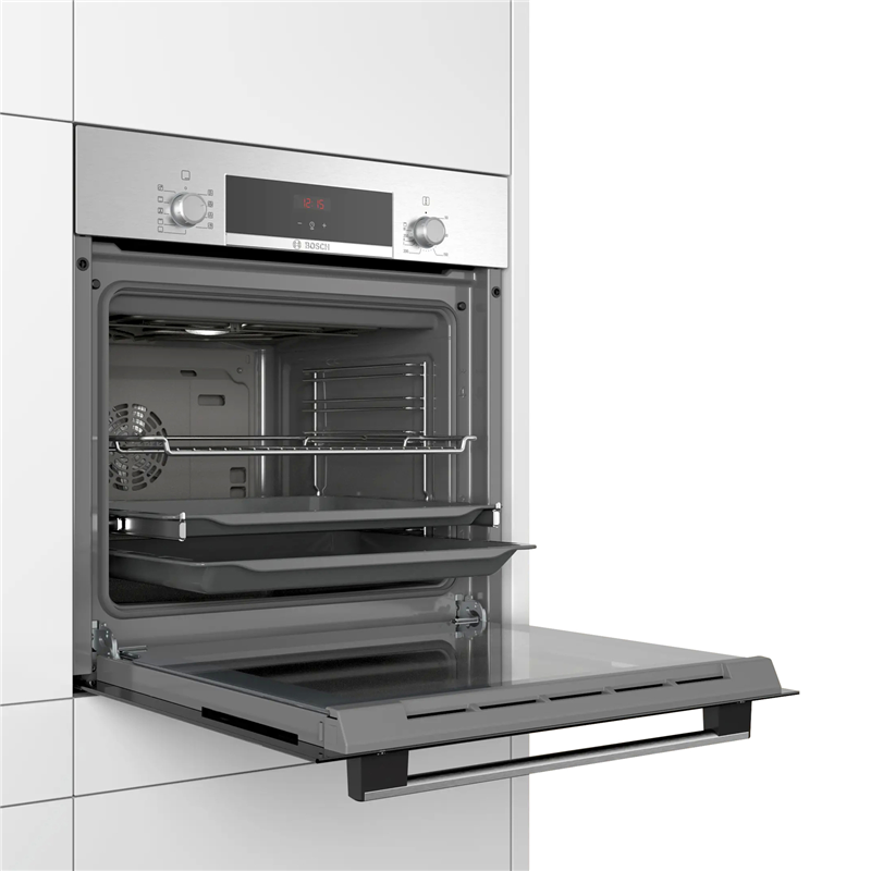 картинка Электрический духовой шкаф Bosch HBF534ES0Q нержавеющая сталь 