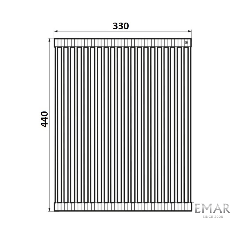 картинка Ролл-мат Emar Roll-4433.QS GOLD (квадратный пруток) 